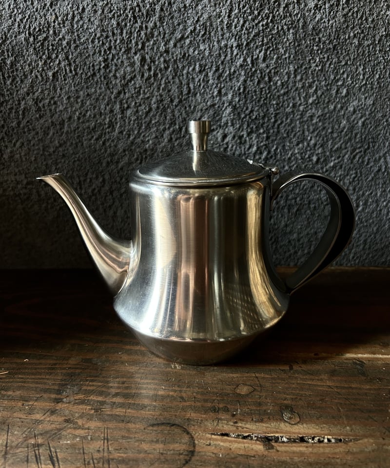 ステンレスポットB/喫茶/紅茶/レトロ | 骨董・アンティークの