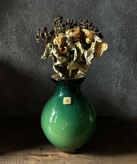 花器　昭和レトロ　アート 昭和レトロ 岩津硝子 ARTGLASS アートグラス 花瓶 花器 レトロ