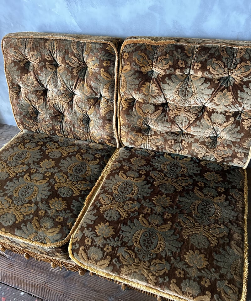金華山ソファ/家具/ファブリック/レトロ | 骨董・アンティークの 金華山ソファ/家具/ファブリック/レトロ | 骨董・アンティークの