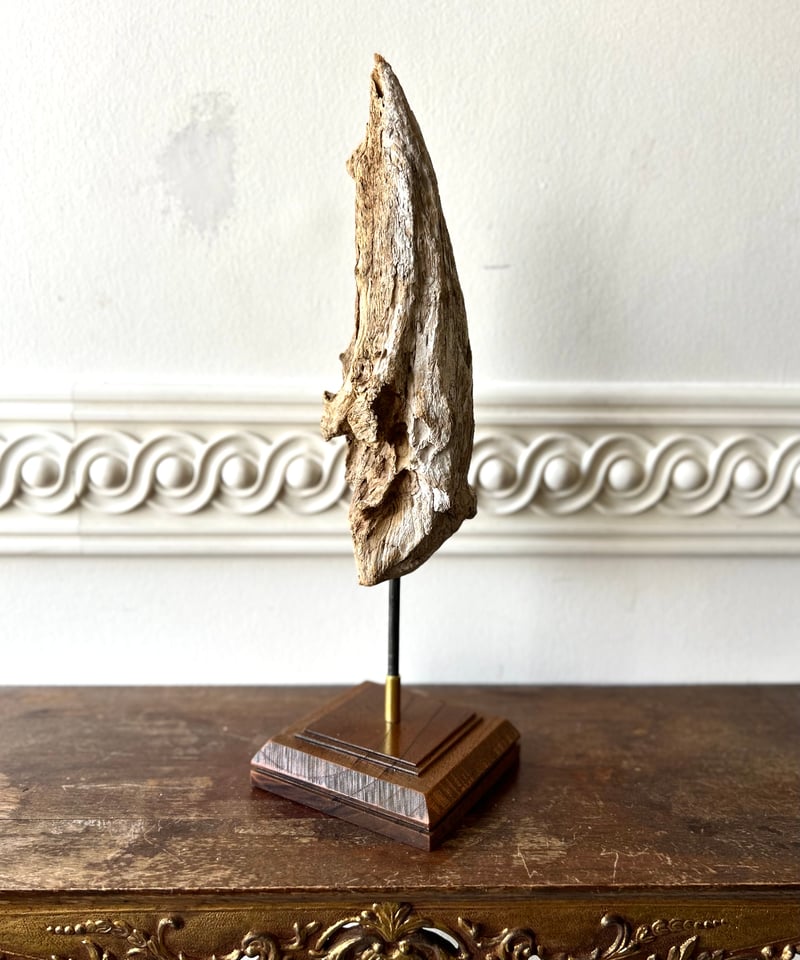 【値下げ】流木アート 置物 インテリア アンティーク 流木アート「牙」/オブジェ/インテリア | 骨董・アンティークの
