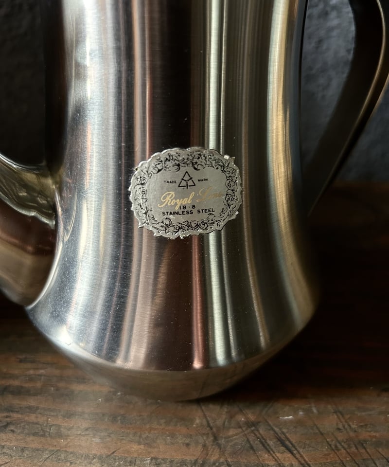 ステンレスポットA/喫茶/コーヒー/古道具 | 骨董・アンティークの