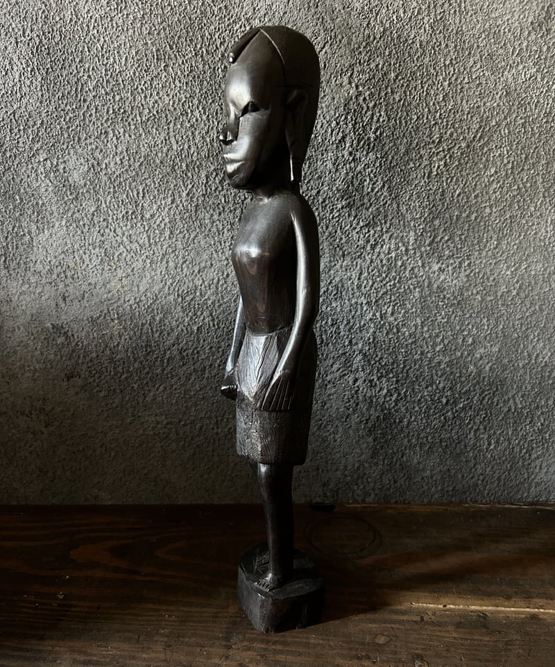 タンザニアの民族像/全身/オブジェ/アンティーク | 骨董・アンティーク