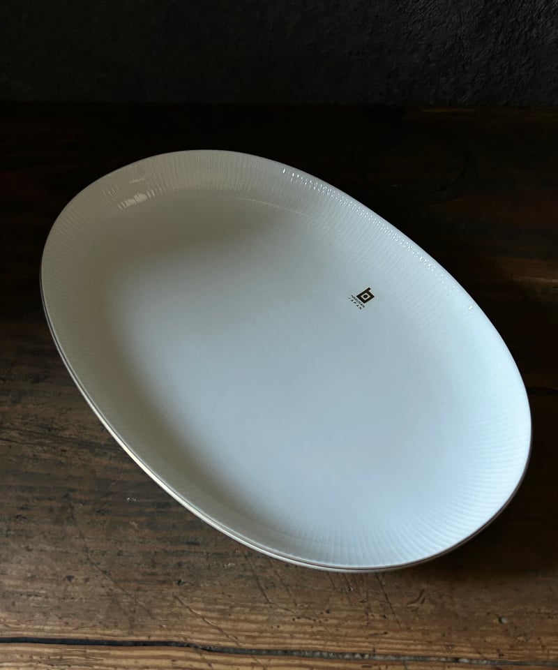 石木文さん 新品 スワン 花 オーバル 皿 白鳥 【公式通販】