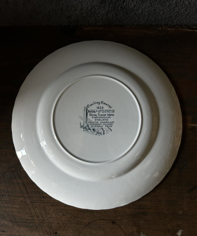 ●ロイヤルチューダー made in England大皿5枚 [#462] 昭和レトロ/イギリス/ヴィンテージ/ROYAL TODOR WARE/ロイヤル