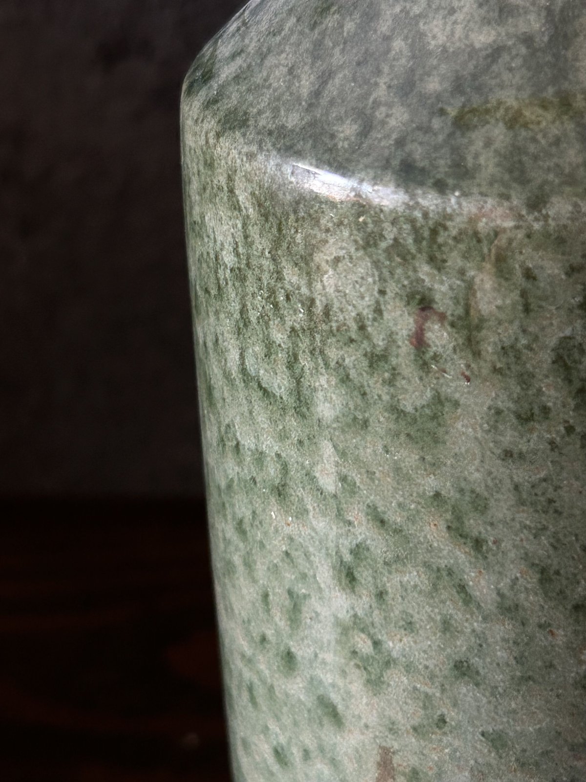 花瓶　緑　陶器　アンティーク　骨董 花瓶 中国緑釉壺 | 骨董品販売 さのむね工芸