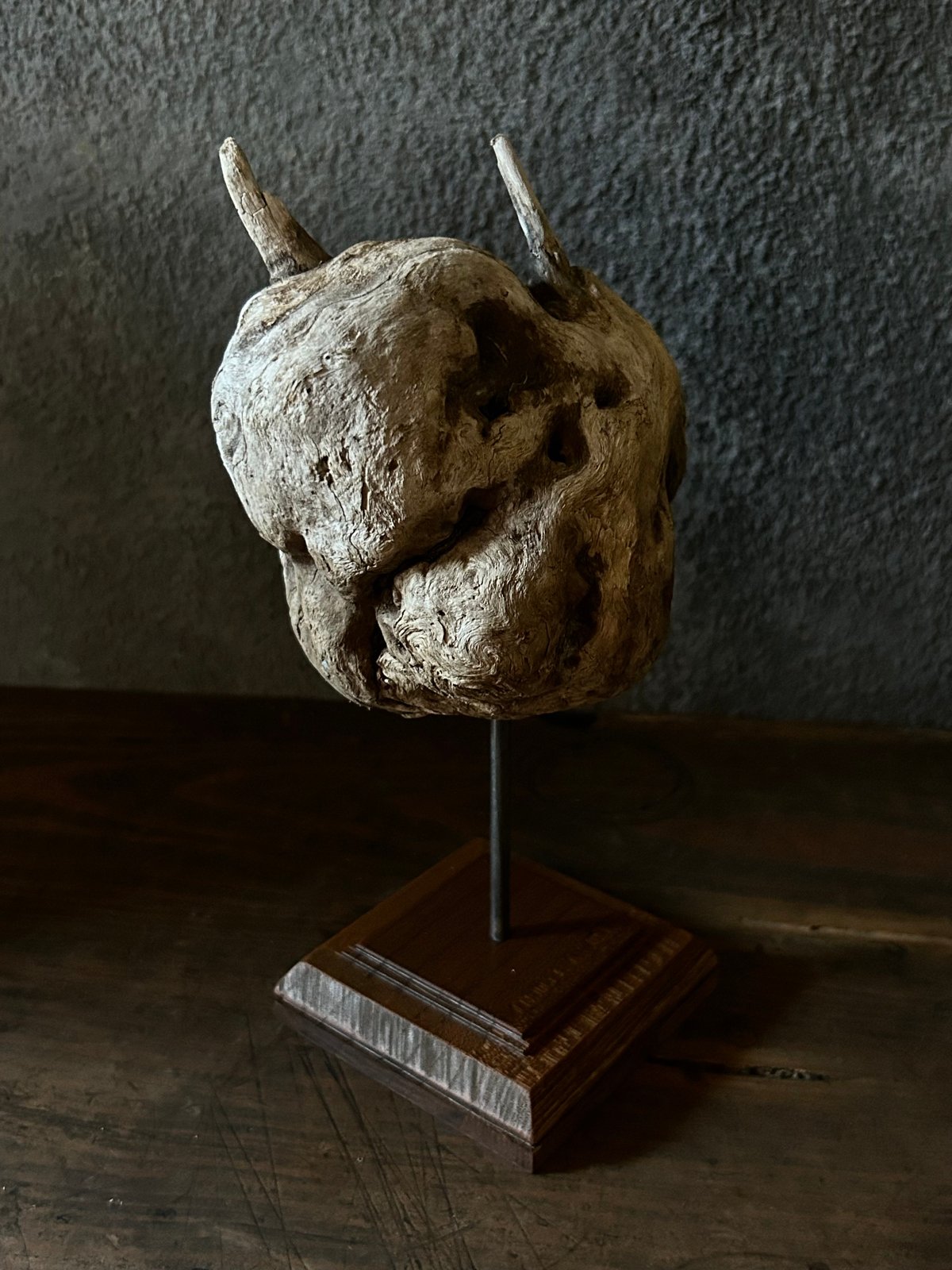 だるま 木型 骨董 張子 オブジェ 置物 アンティーク 達磨 だるま