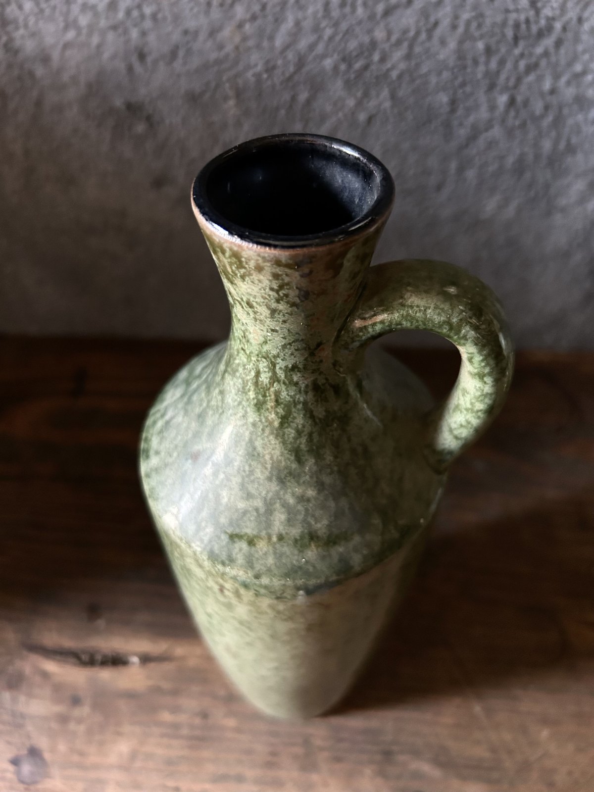 御浜窯の花瓶B8/緑色/水差し/ビンテージ | 骨董・アンティークの 御浜窯の花瓶B8/緑色/水差し/ビンテージ | 骨董・アンティークの