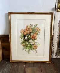 絵画「北の花」/稲垣昌紀/油絵/アンティーク | 骨董