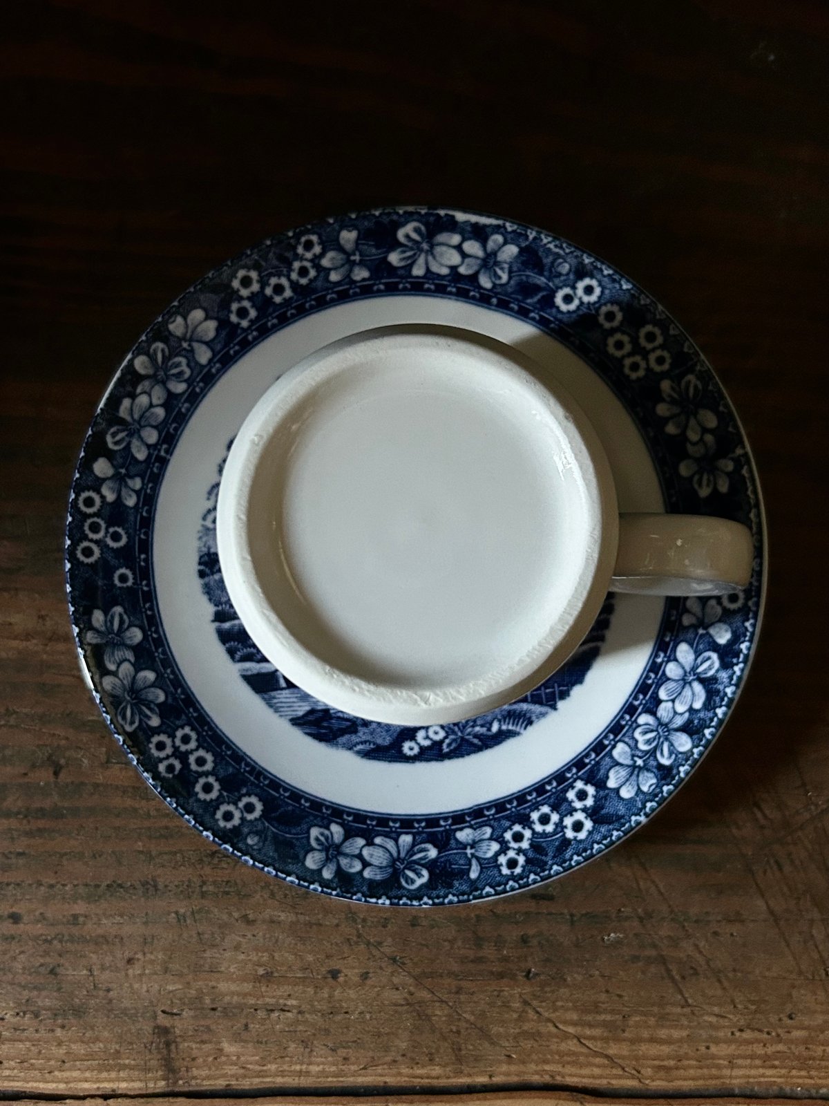 カップ&ソーサーJ/昭和レトロ/青絵/食器 | 骨董・アンティークの
