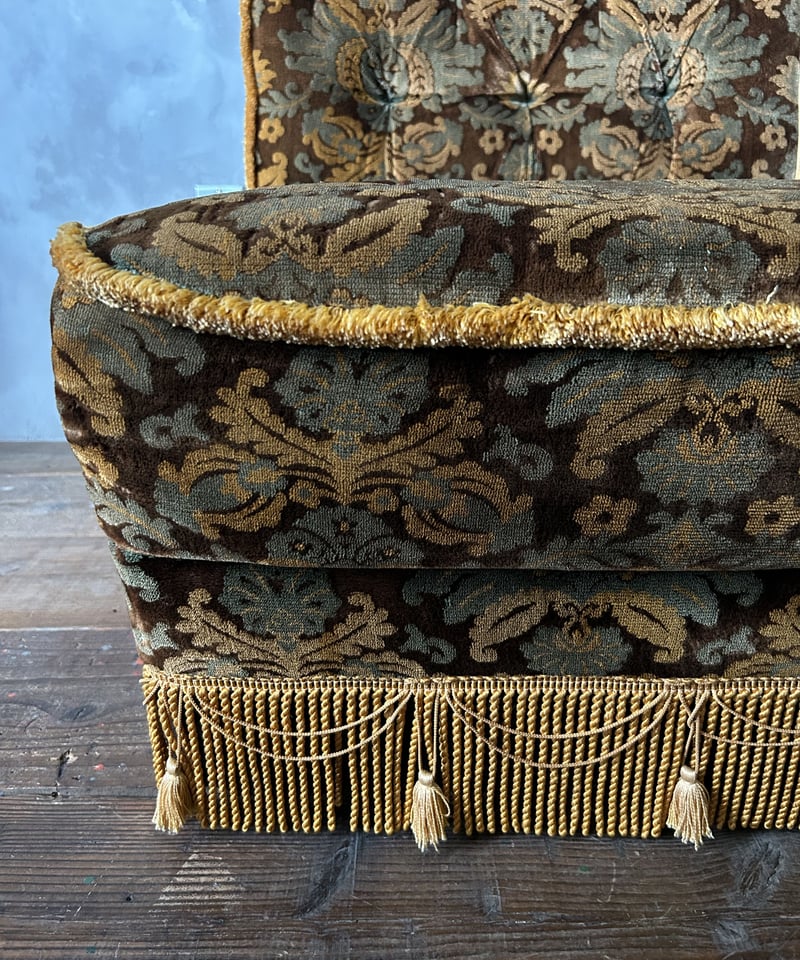 金華山ソファ/家具/ファブリック/レトロ | 骨董・アンティークの 金華山ソファ/家具/ファブリック/レトロ | 骨董・アンティークの