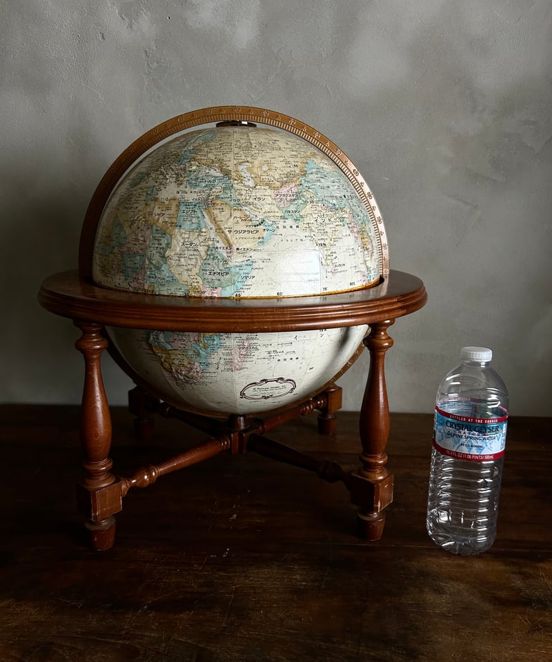 リプルーグルのコロニアル型地球儀/茶色/クラシック | 骨董