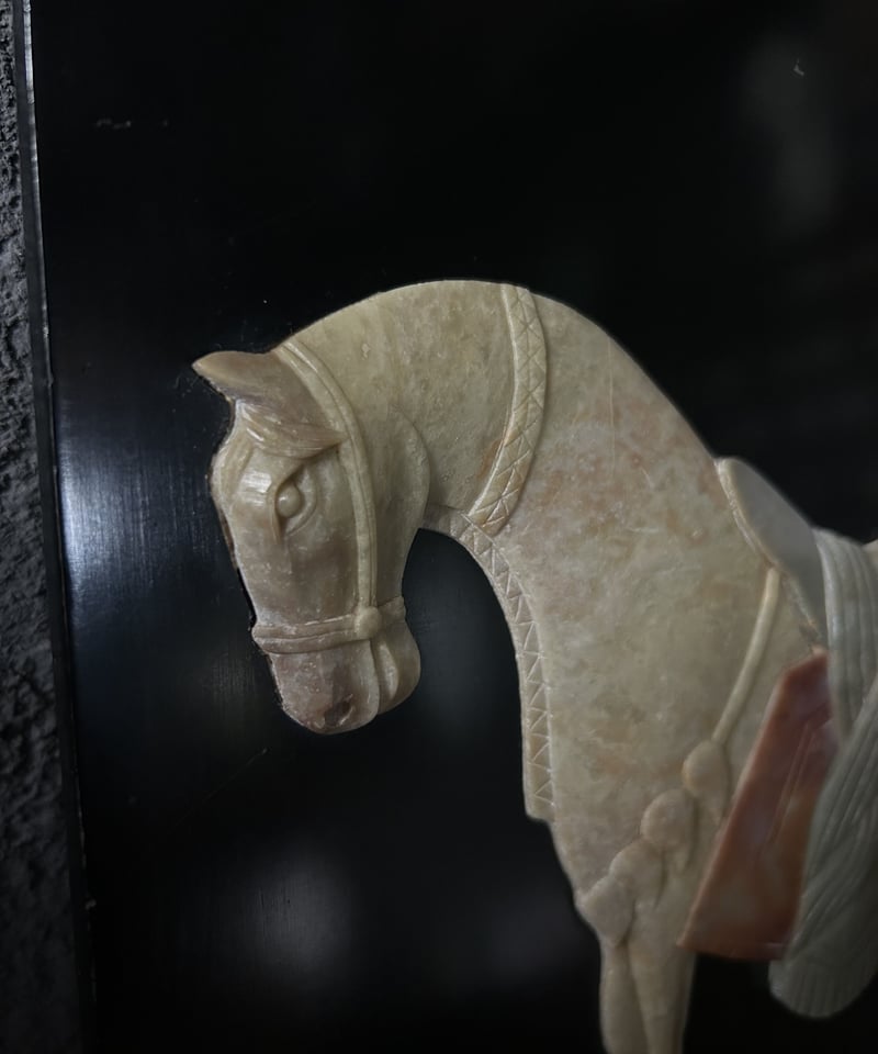 石細工の飾絵/アート/中国/骨董/インテリア | 骨董・アンティークの