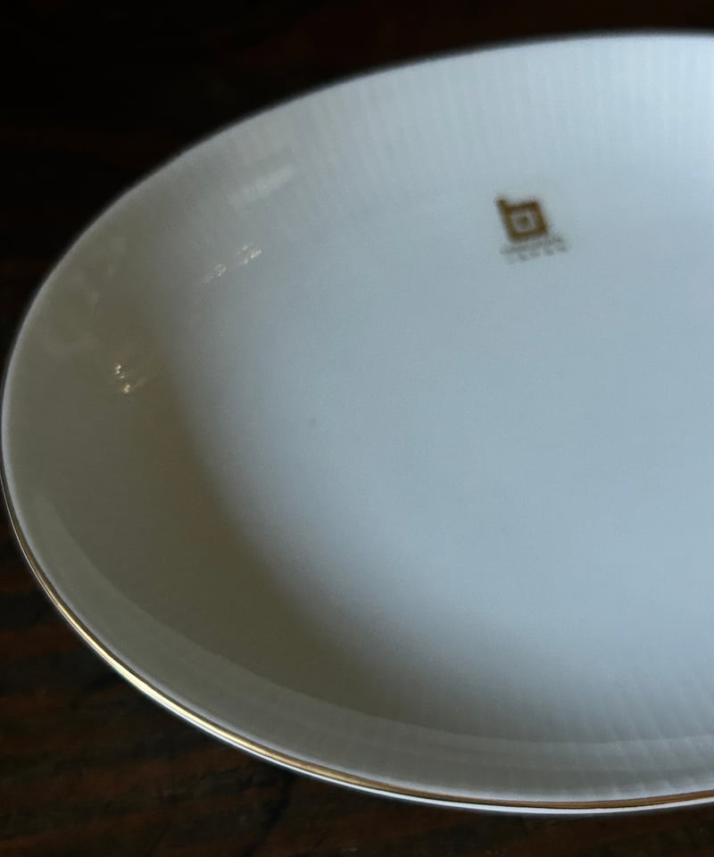 白山陶器のオーバル皿/小皿/食器/ケーキ皿 | 骨董・アンティーク