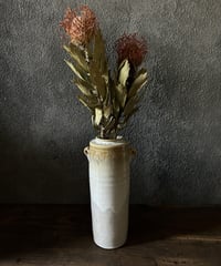八角形の花瓶B6/釉薬/アンティーク | 骨董・アンティークの