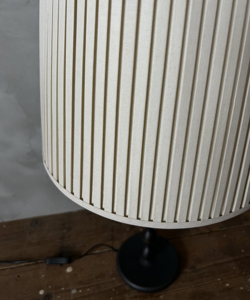 スタンドライト/照明/プリーツシェード/レトロ | 骨董