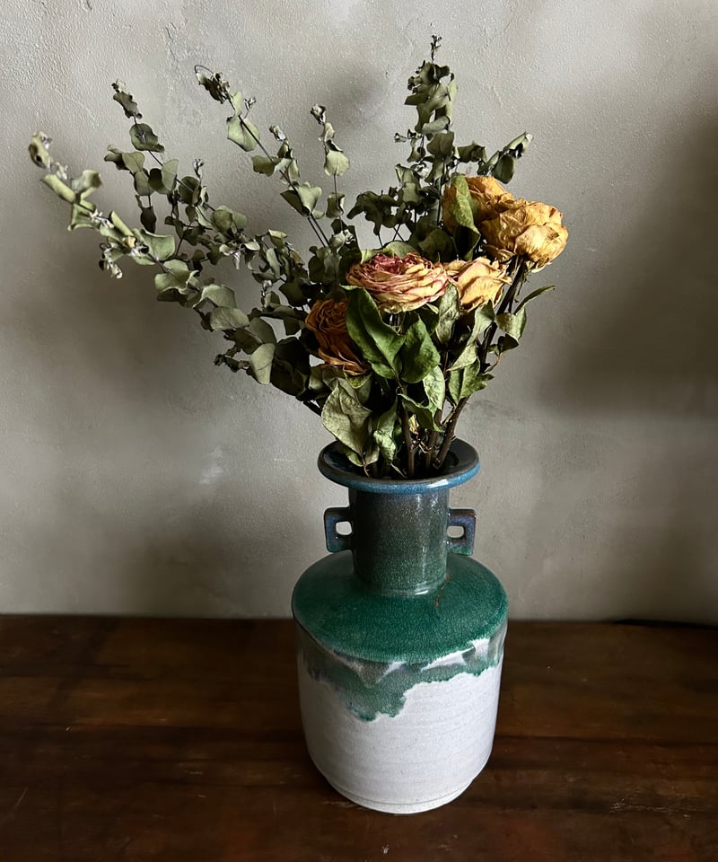 出土品 茶系釉が素敵な双耳瓶 花瓶 花器 花入れ 骨董 古道具 アンティーク 出土品 茶系釉が素敵な双耳瓶 花瓶 花器 花入れ 骨董