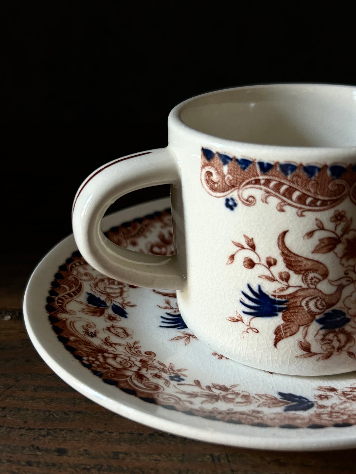 コーヒーカップK/昭和レトロ/花柄/食器 | 骨董・アンティークの