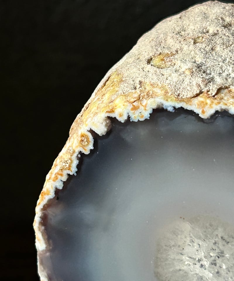 メノウ/アゲート/青/鉱物/台座 | 骨董・アンティークのオンライン