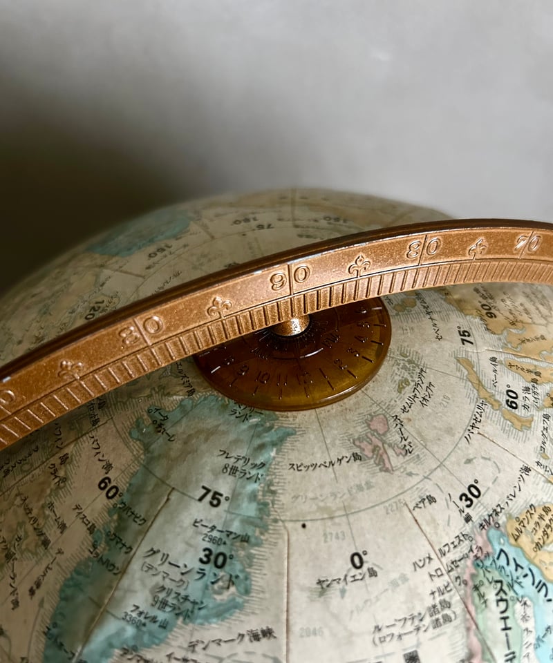 リプルーグルのコロニアル型地球儀/茶色/クラシック | 骨董