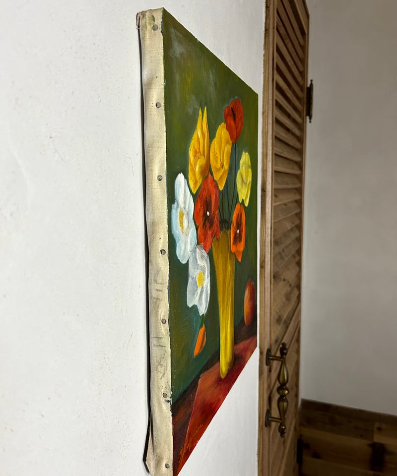 レトロ 花生け 一輪挿し 花瓶 林檎 リンゴ 静物画 油彩画 油絵 美術 芸術 リンゴのある静物画 1890年頃 （油彩・キャンバス