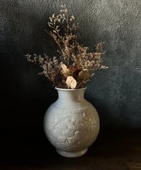 ブーツデザイン　フラワーベース　ビンテージ ヴィンテージ ガラス フラワーベース (H19.5cm)｜アンティーク