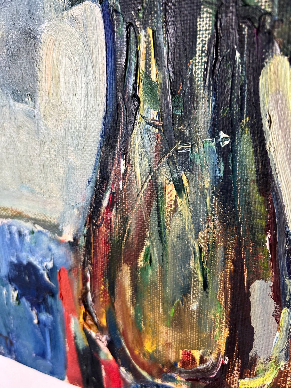 バラの油絵/岡本由郎/静物画/アート | 骨董・アンティークのオンライン