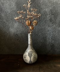 ガラス花瓶/赤/昭和レトロ/フラワーベース | 骨董・アンティークの