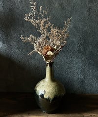 塩釉薬の六角形の花瓶 塩釉薬の六角形の花瓶 花瓶 大 六角瓶 | JICON 磁今 オンライン