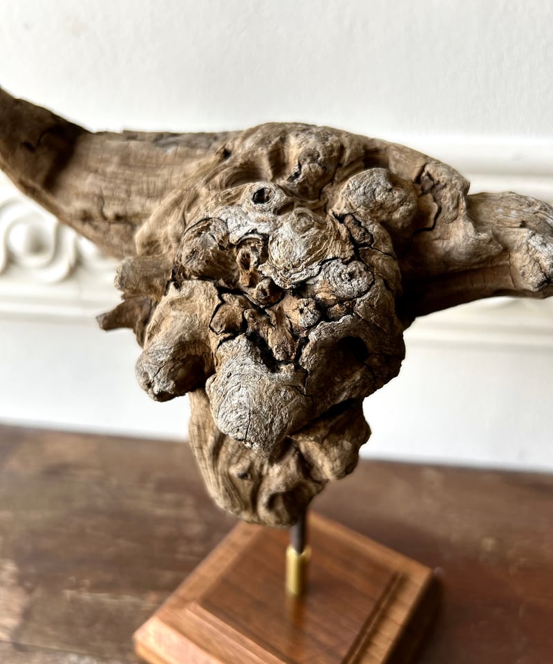 【値下げ】流木アート 置物 インテリア アンティーク 流木で描く山水画（M size）流木アート、壁装飾、円形 ＃5 | iichi