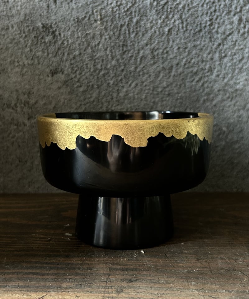 金雲盃の漆器碗/食器/骨董/日本料理/赤黒 | 骨董・アンティークの