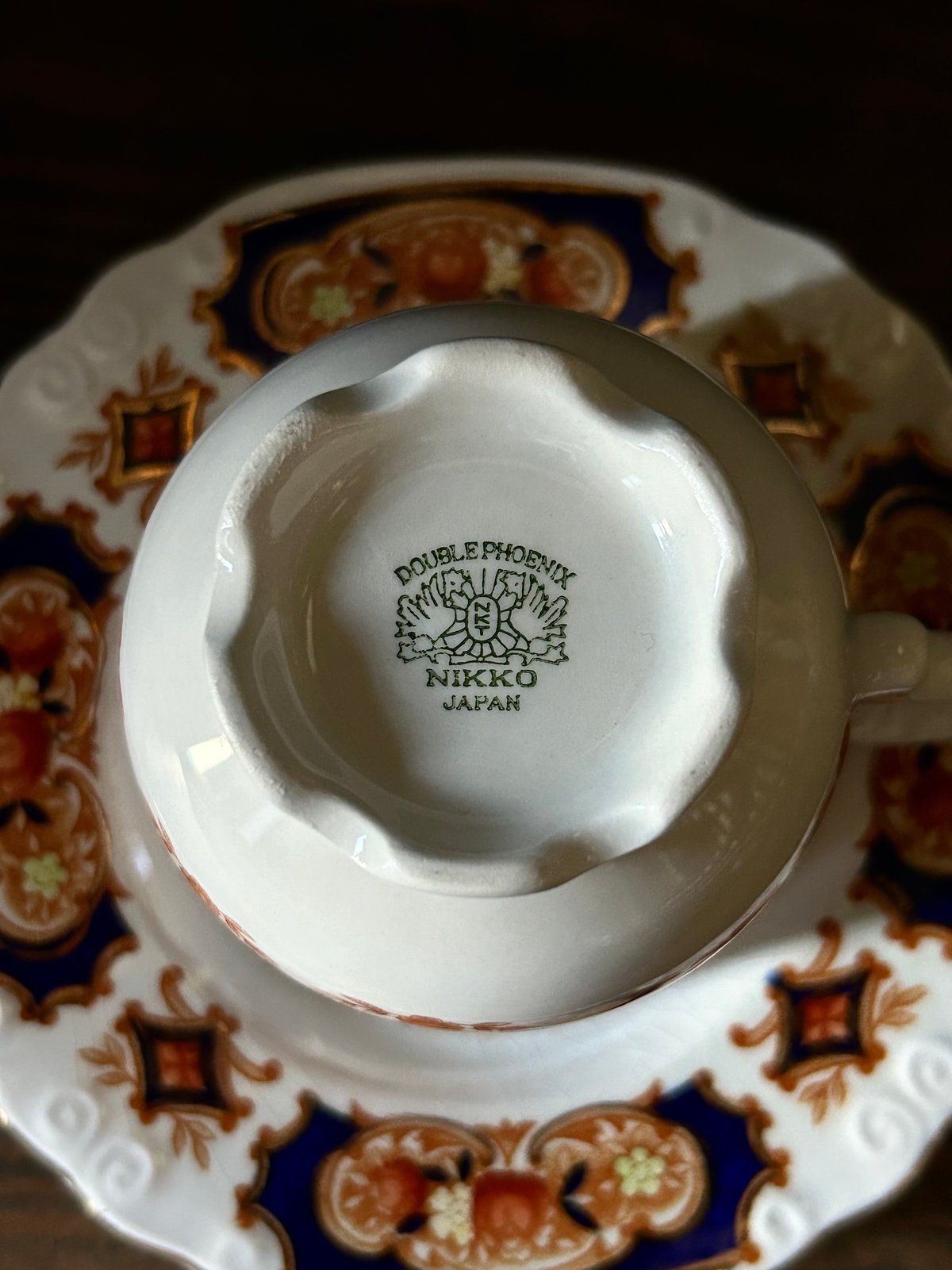 nikko コーヒーカップ 花柄 NIKKO コーヒーカップ イマン花柄陶器 