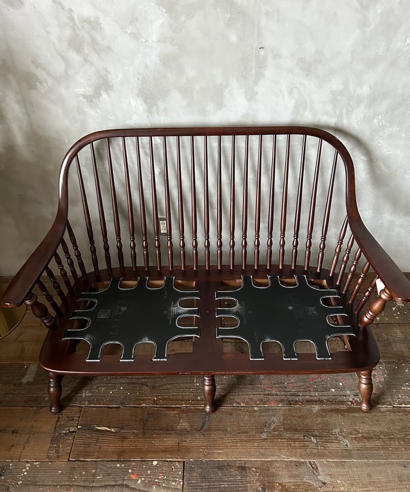 ソファー 昭和レトロ ベロア アンティーク ヴィンテージ 別注品 ヴィンテージ風ソファ 【NEW RETRO】2人掛け｜北欧インテリア・家具の