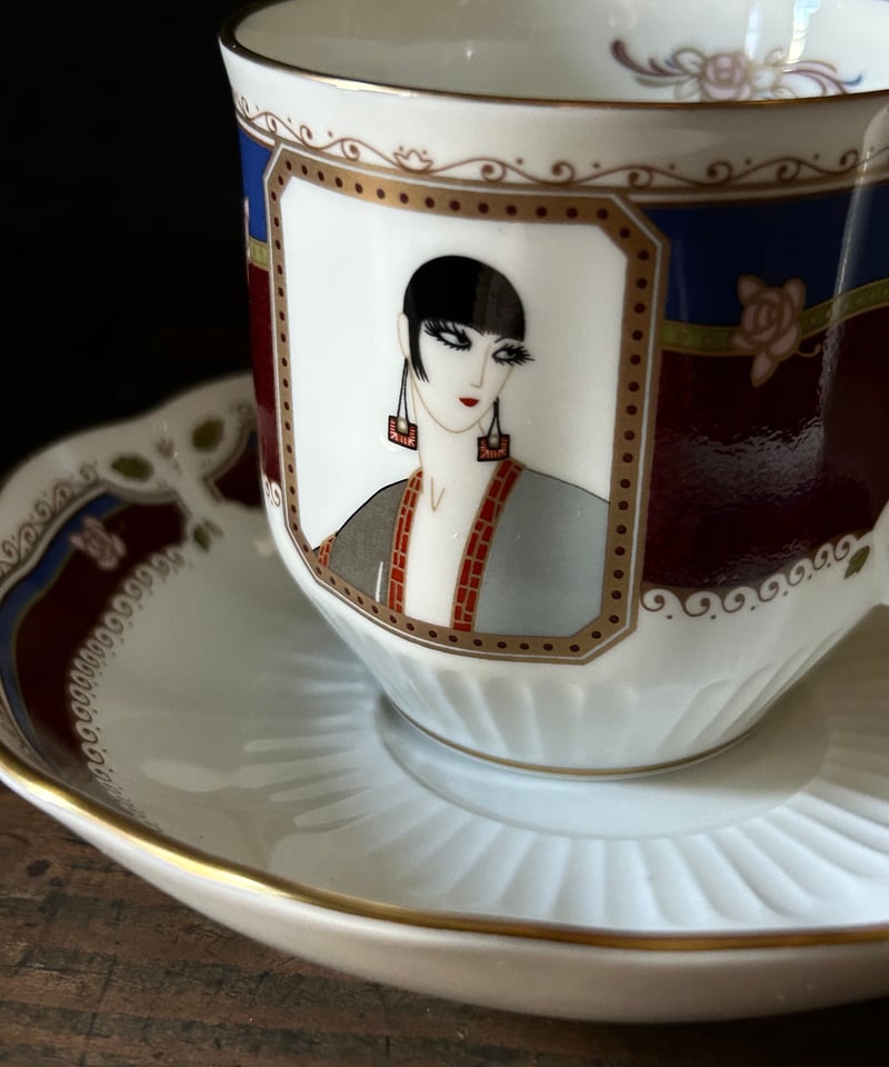 コーヒーカップC/資生堂/大正浪漫/レトロ | 骨董・アンティークの