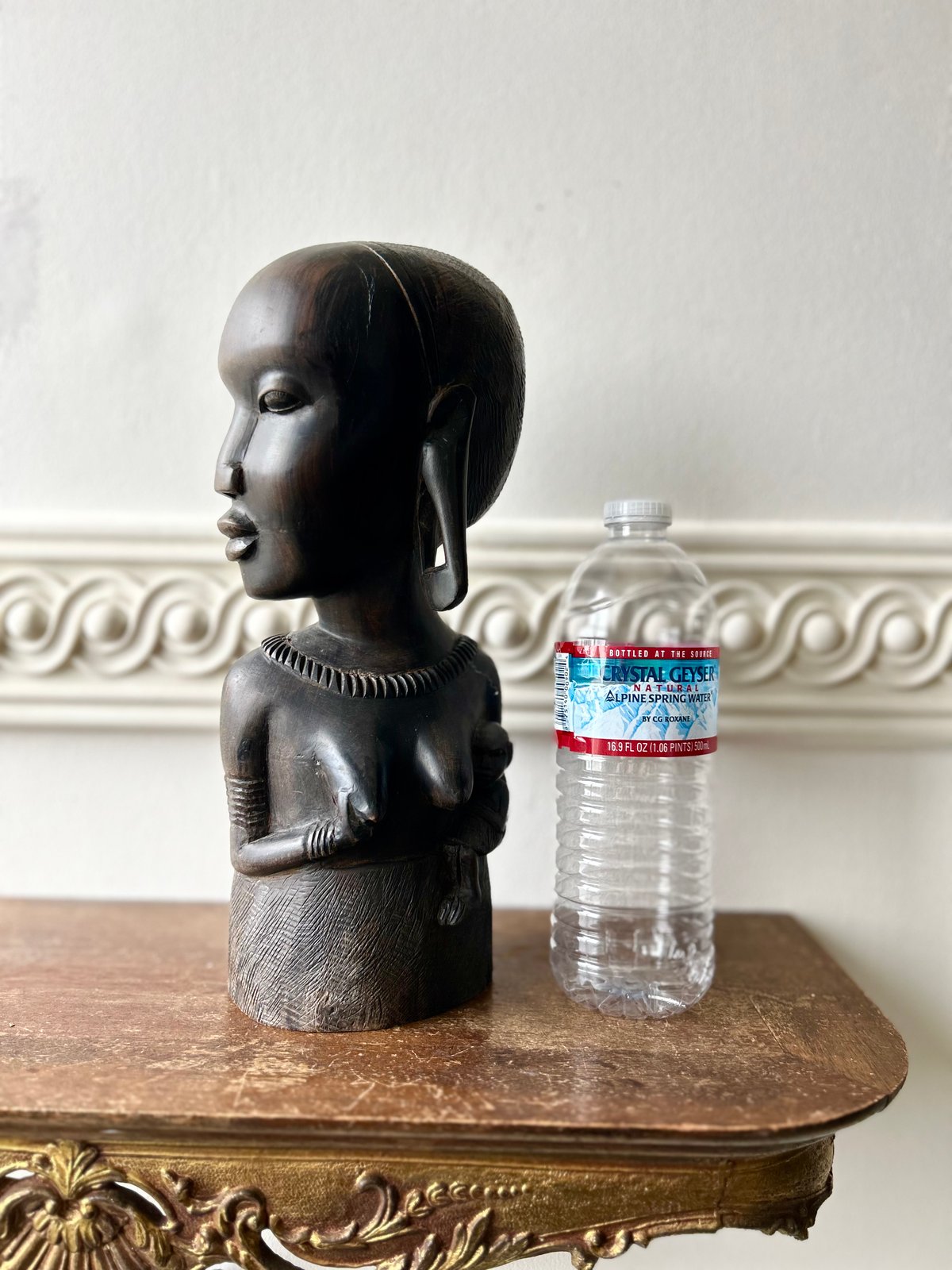 黒檀の民族像/女性/母/置物/骨董 | 骨董・アンティークのオンライン