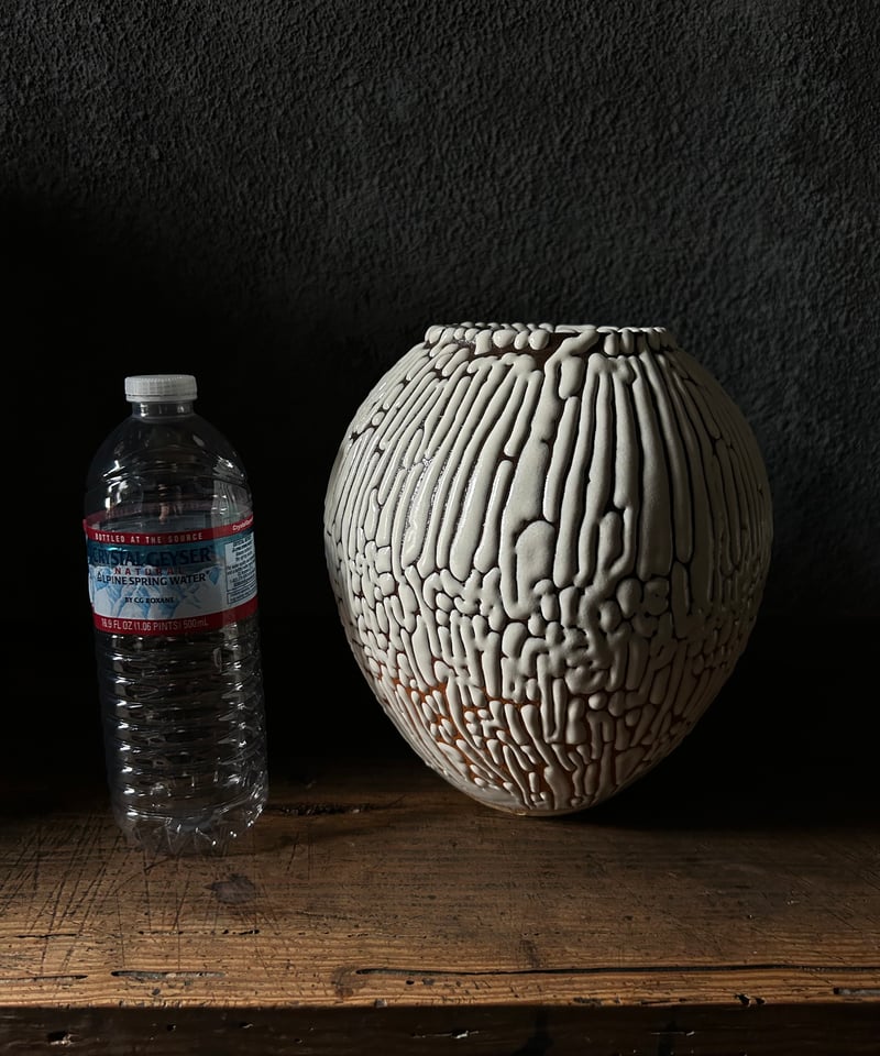 萩焼 壺 骨董品 花瓶 窯元太平山 - メルカリ