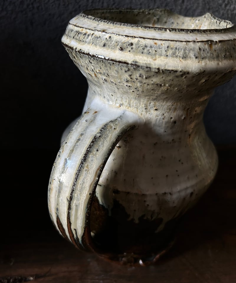 水差し花器/陶器/釉薬/花瓶/アンティーク | 骨董・アンティークの