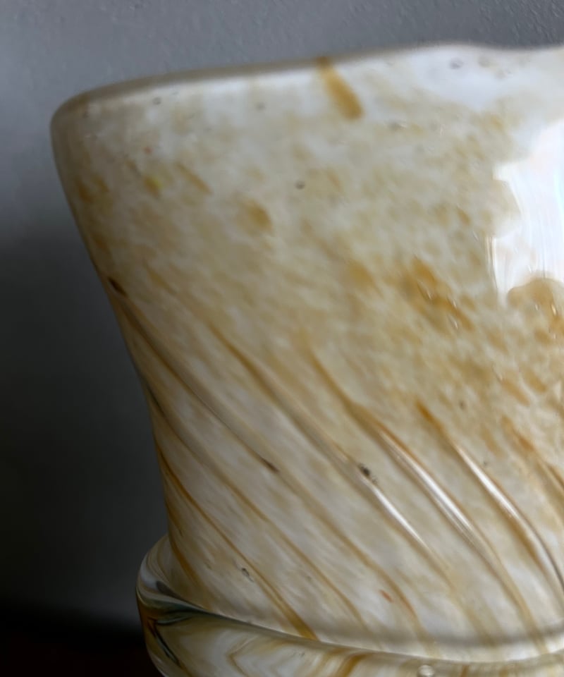 ブーツのフラワーベース/ガラス/アンティーク/花瓶 | 骨董