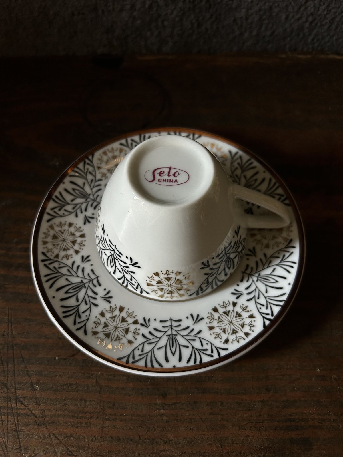 カップ&ソーサーR/セト陶器/昭和レトロ/絵柄 | 骨董 カップ&ソーサーR/セト陶器/昭和レトロ/絵柄 | 骨董