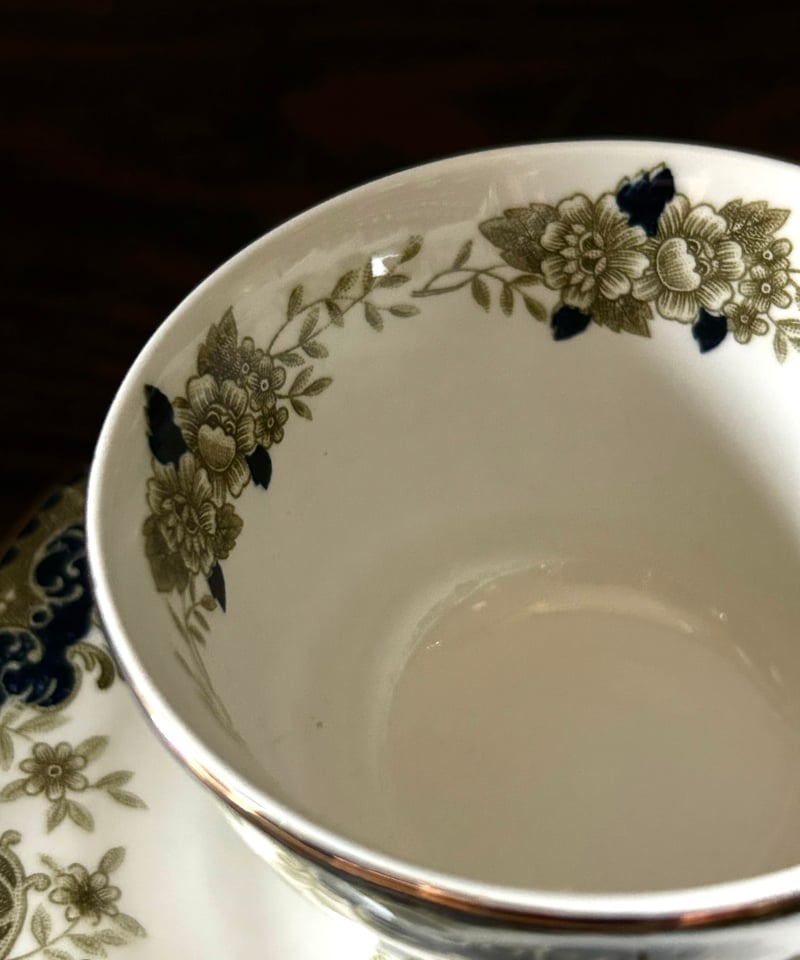 コーヒーカップ/アンティーク/NIKKO/金彩/花柄/ヴィンテージ食器