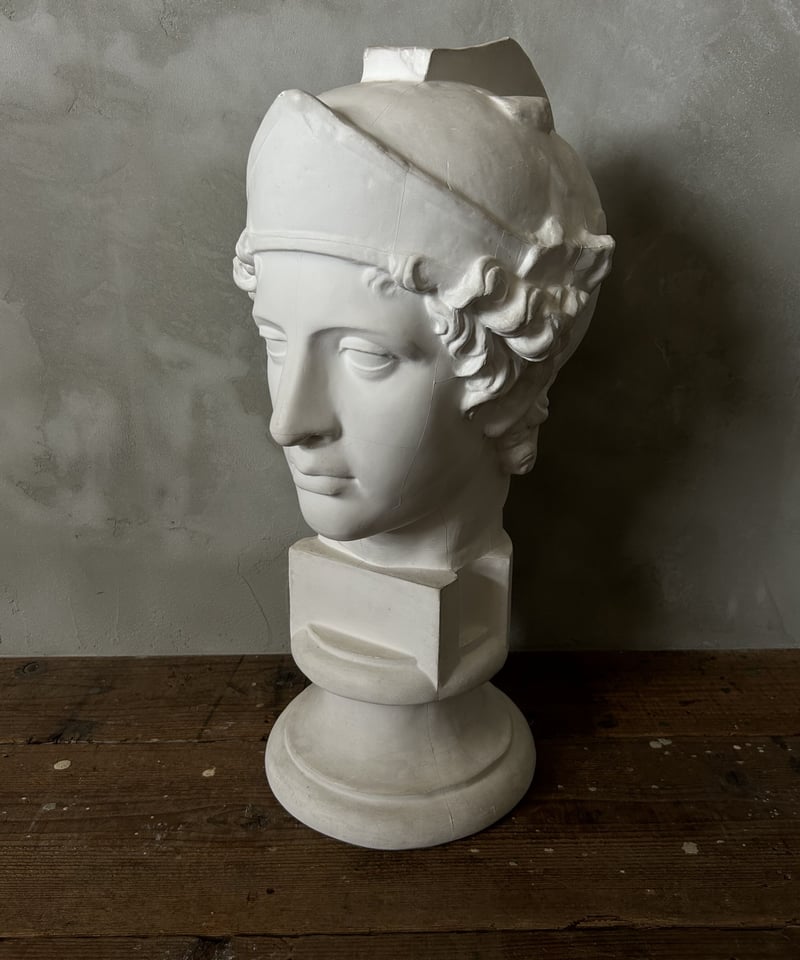 石膏像C/男性/美術/オブジェ/クラシック | 骨董・アンティークの
