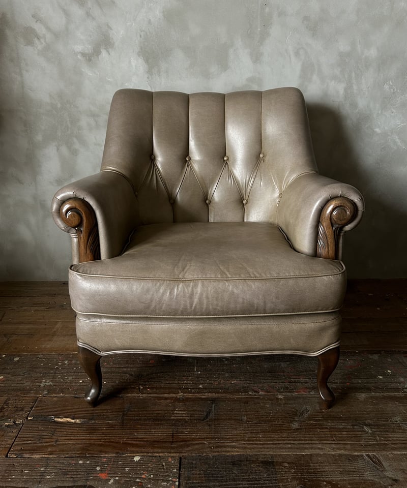 クラシックソファ/家具/合皮レザー/ヴィンテージ | 骨董・アンティーク