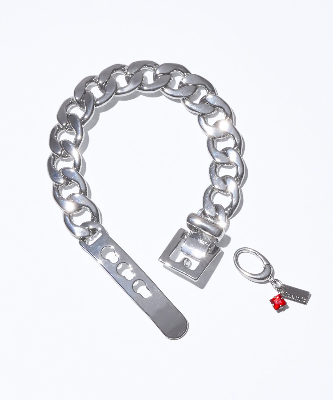 Buckle チェーンブレスレット <Silver> | Dinamis