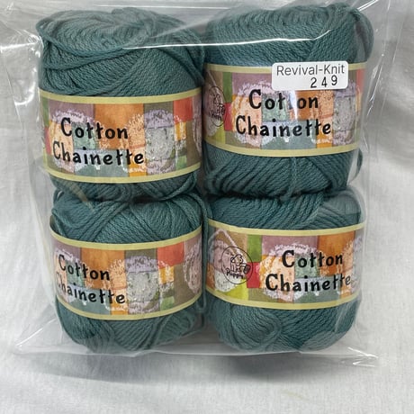 249　〈C〉　Cotton Chainette　COL:414　4玉セット