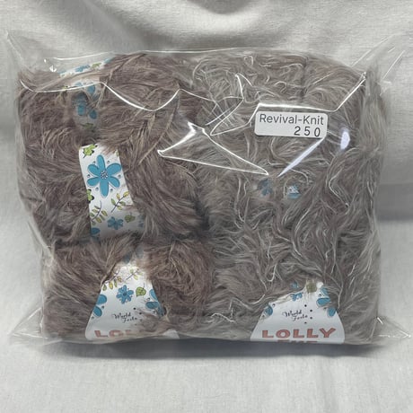 250　〈C〉LOLLY FUR 多色混合4玉セット