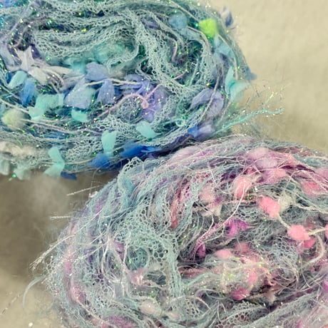 201　Yammy yarn　20ｇ引き揃え糸　2巻セット