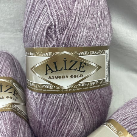 250　〈A〉ALiZE　ANGORA　GOLD　COL:882　3玉セット