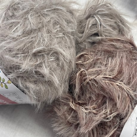 250　〈C〉LOLLY FUR 多色混合4玉セット