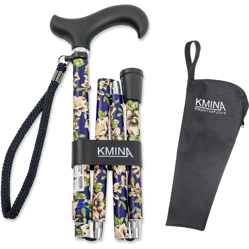 KMINA 折りたたみ杖 ステッキ | ものえらびストア｜介護用品・便利