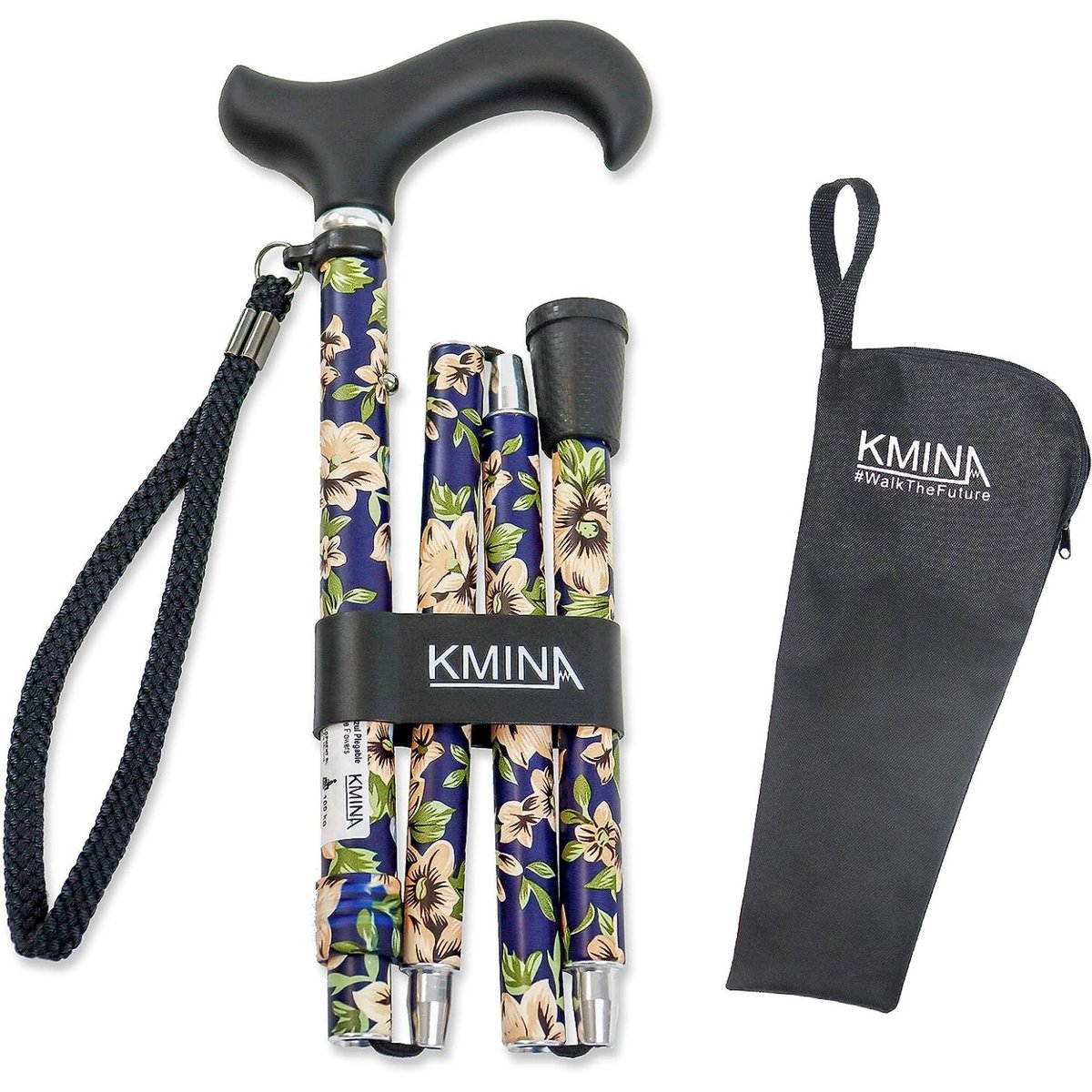 並行輸入品】KMINA 折りたたみ杖 、男性用ステッキ、杖 女性用、男性用