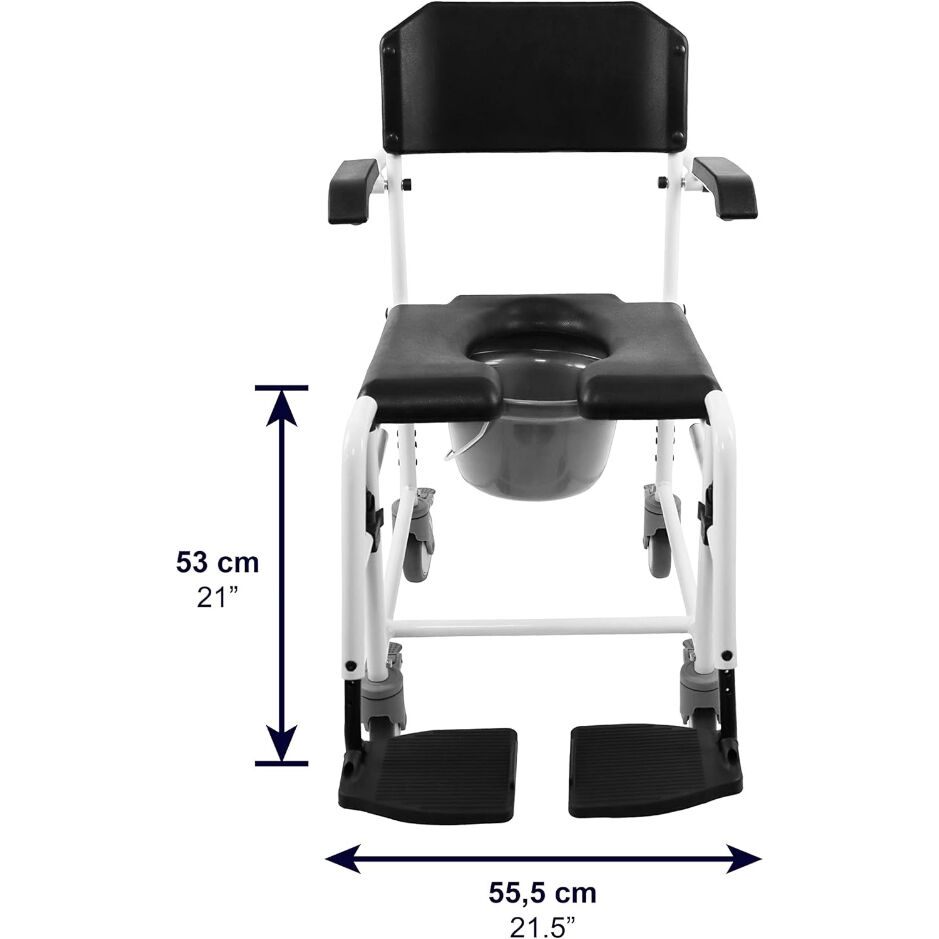 KMINA PRO 車輪付き シャワーチェア | ものえらびストア｜介護用品